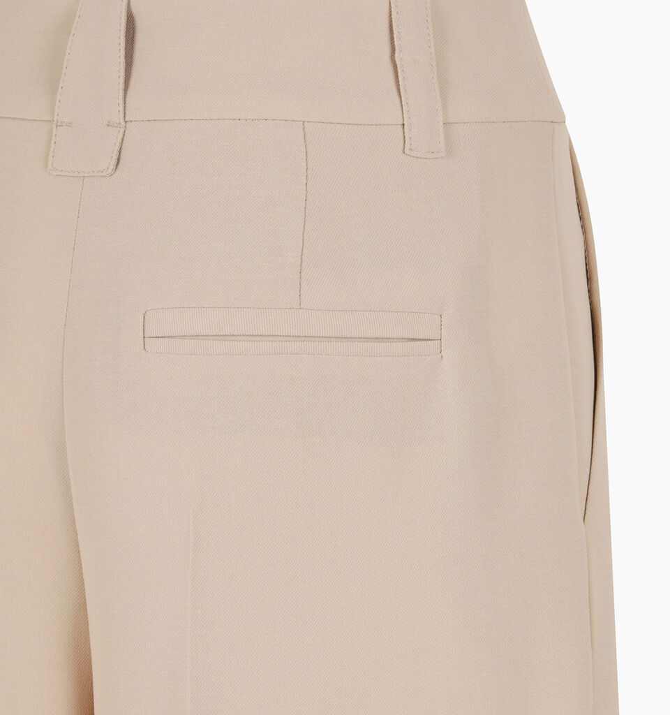 Light beige wide leg trousers  - sisley k pantaloni regular - Beige | Sisley K image number 4